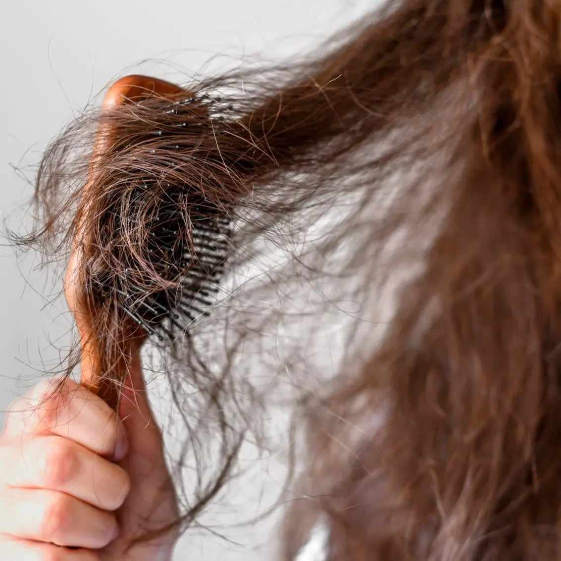 Brushing Frizzy Hair