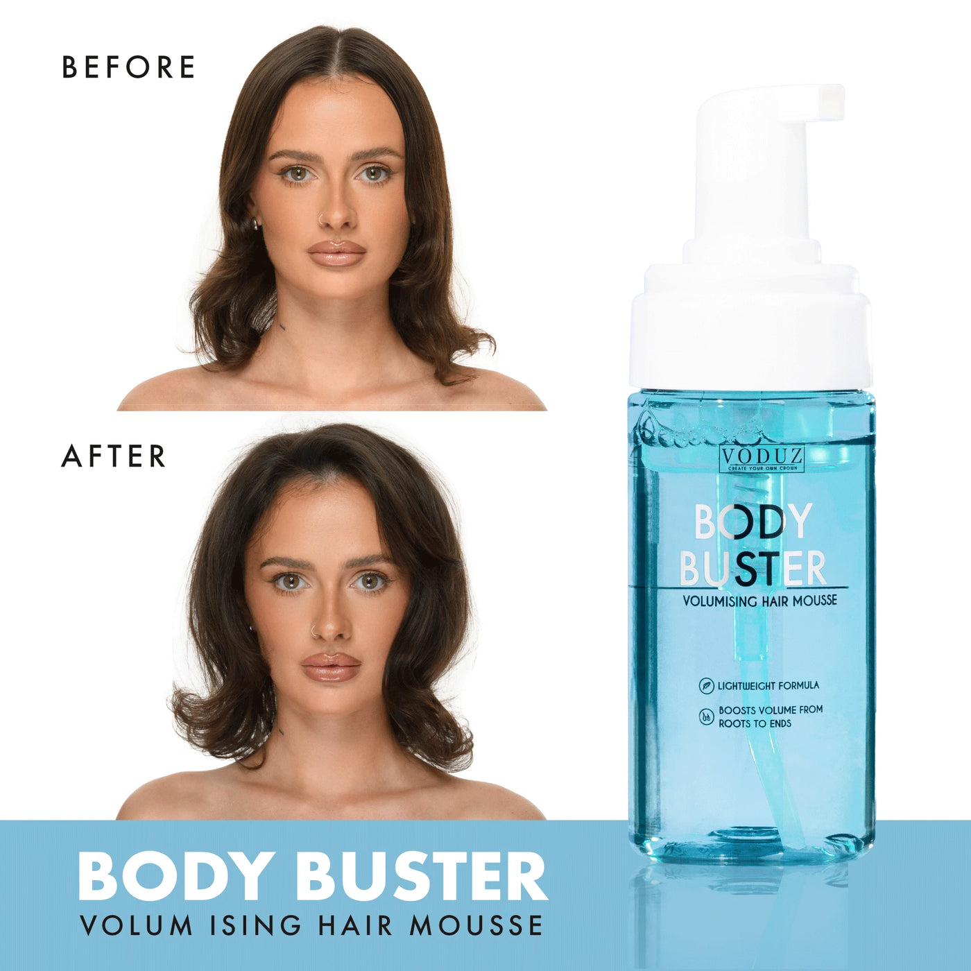 'Body Buster' Volumising Hair Mousse (125ml)