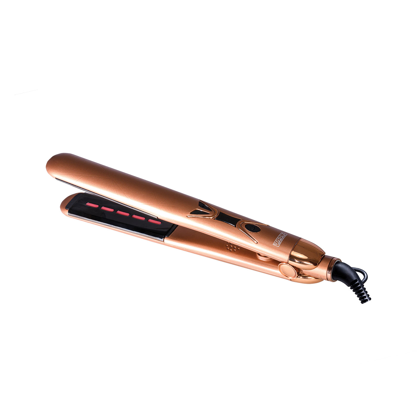 Voduz Bronze Infrared Straightener - hair straightener on a white background