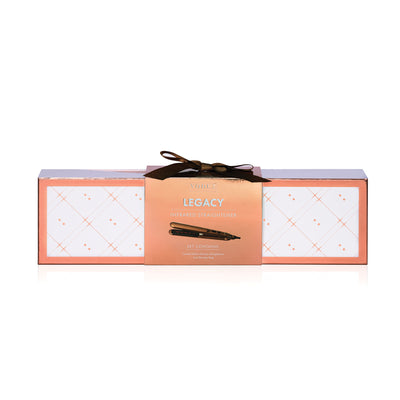 Voduz Bronze Infrared Straightener - hair straightener packaging on a white background