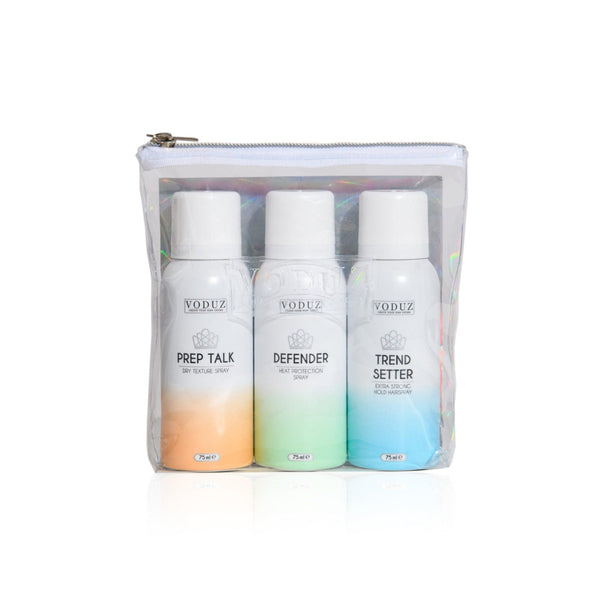 Jet, Set and Go - Travel Aerosol Trio – Voduz Hair