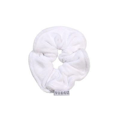 'Wrap Up' - Microfibre Towel Hair Scrunchie (White)